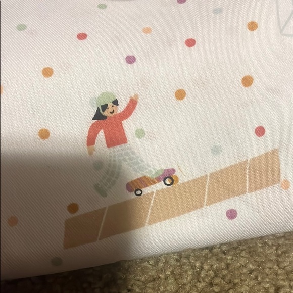 Pillowfort Shower Curtain Pals Themed with Red and Yellow Accents - Picture 10 of 11